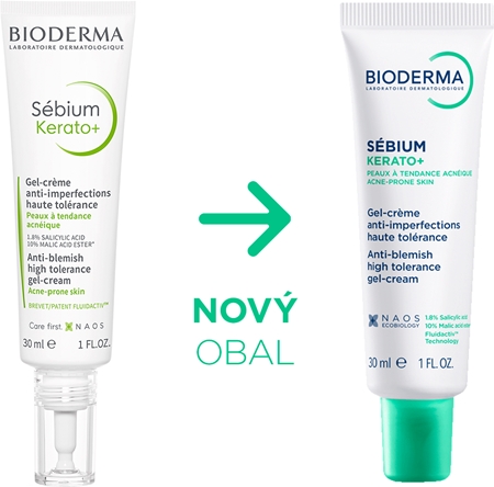 Bioderma Sébium Kerato+ gélový krém proti nedokonalostiam aknóznej pleti