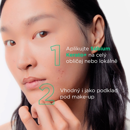 Bioderma Sébium Kerato+ gel krém proti nedokonalostem aknózní pleti