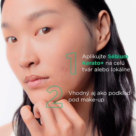 Bioderma Sébium Kerato+ gélový krém proti nedokonalostiam aknóznej pleti