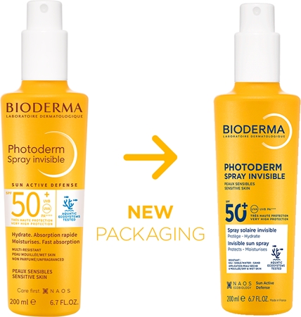 Bioderma Photoderm Invisible Spray SPF50+ spray solaire SPF 50+