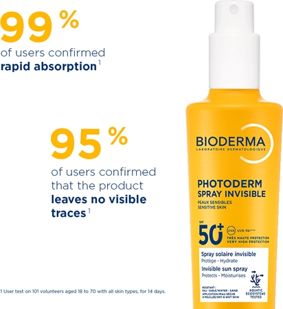 Bioderma Photoderm Invisible Spray SPF50+ spray solaire SPF 50+
