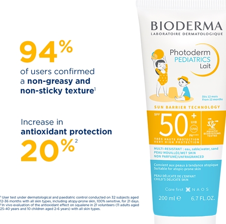 Bioderma Photoderm Pediatrics losjon za sončenje za otroke