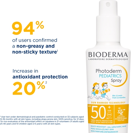 Bioderma Photoderm Pediatrics spray abbronzante per bambini SPF 50+