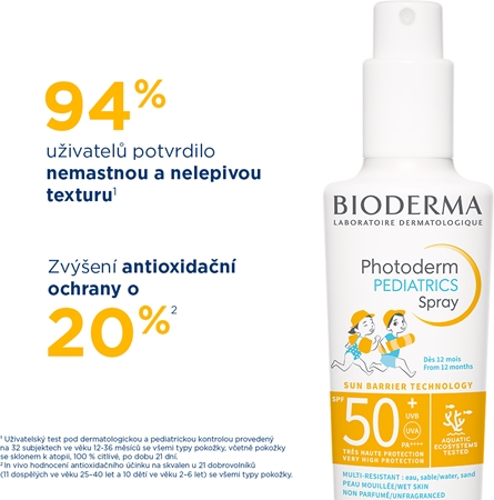 Bioderma Photoderm Pediatrics dětský sprej na opalování SPF 50+