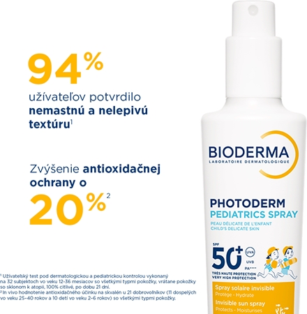Bioderma Photoderm Pediatrics detský sprej na opaľovanie SPF 50+