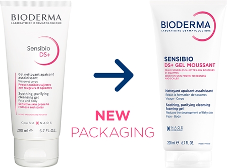 Bioderma Créaline DS+ Gel Moussant gel nettoyant peaux sensibles