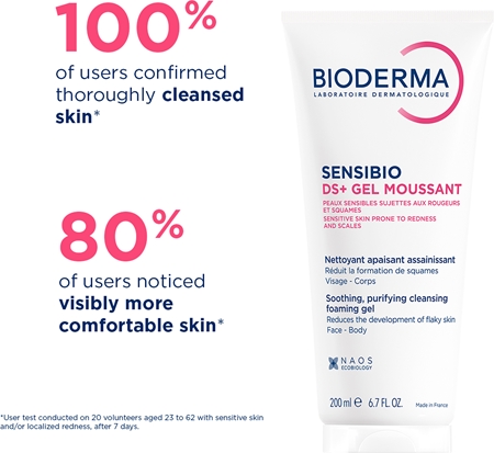 Bioderma Sensibio DS+ Gel Moussant Cleansing Gel for sensitive skin