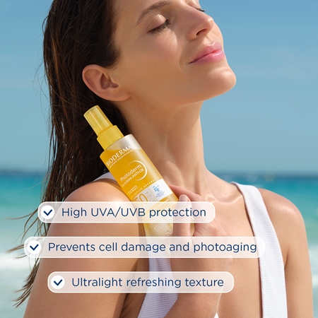 Bioderma Photoderm Eau solaire ANTI-OX sunscreen spray SPF 50