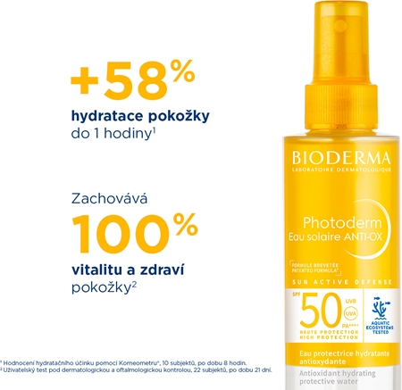 Bioderma Photoderm Eau solaire ANTI-OX opalovací sprej SPF 50