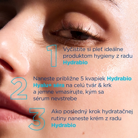 Bioderma Hydrabio Hyalu+ sérum pleťové sérum pre dehydratovanú pleť