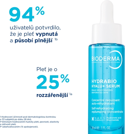 Bioderma Hydrabio Hyalu+ sérum pleťové sérum pro dehydratovanou pleť