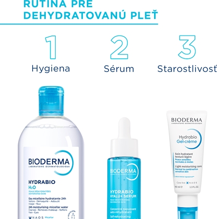 Bioderma Hydrabio Hyalu+ sérum pleťové sérum pre dehydratovanú pleť