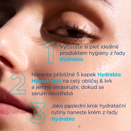 Bioderma Hydrabio Hyalu+ sérum pleťové sérum pro dehydratovanou pleť