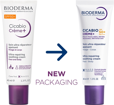 Bioderma Cicabio Créme+ SPF 50+ Sejas krēms SPF 50+