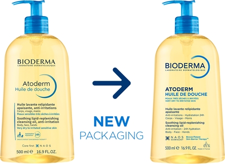 Bioderma Atoderm Shower Oil Extra närande mjukgörande duscholja För torr och irriterad hud