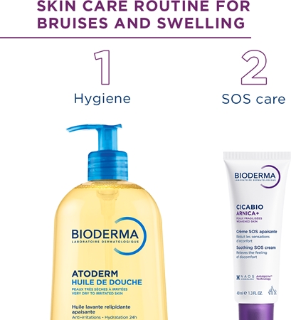 Bioderma Cicabio Arnica+ Soothing Cream to treat bruises and contusions