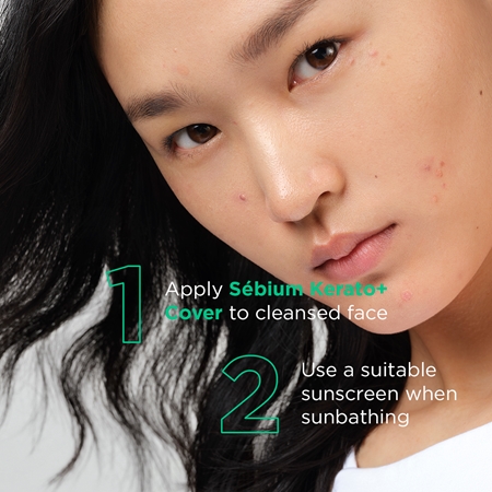 Bioderma Sébium Kerato+ Cover Mattifying Tinted Moisturiser against imperfections in acne-prone skin