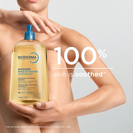Bioderma Atoderm Shower Oil εντατικά θρεπτικό καταπραϋντικό λάδι για ντους για ξηρό και ερεθισμένο δέρμα
