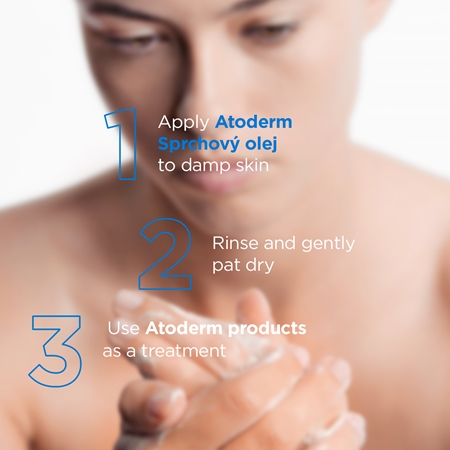 Bioderma Atoderm Shower Oil εντατικά θρεπτικό καταπραϋντικό λάδι για ντους για ξηρό και ερεθισμένο δέρμα