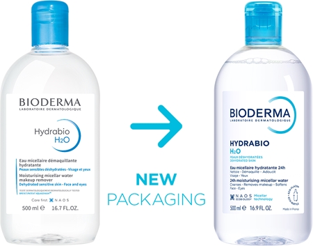 Bioderma Hydrabio H2O eau micellaire nettoyante pour peaux déshydratées