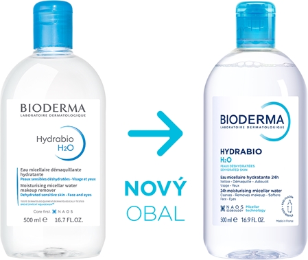 Bioderma Hydrabio H2O micelárna čistiaca voda pre dehydratovanú pleť
