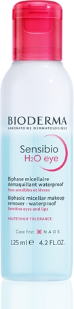 Bioderma Créaline H2O Eye eau micellaire bi-phasée pour yeux et lèvres