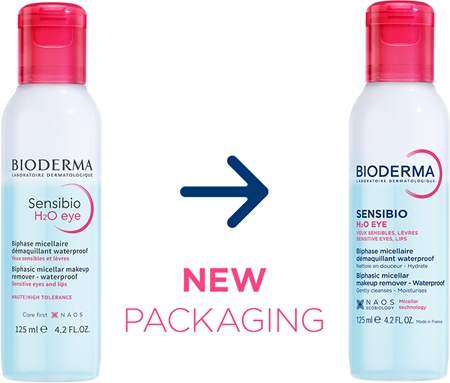 Bioderma Créaline H2O Eye eau micellaire bi-phasée pour yeux et lèvres