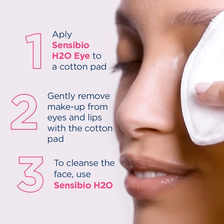 Bioderma Sensibio H2O Eye água micelar bifásica para olhos e lábios