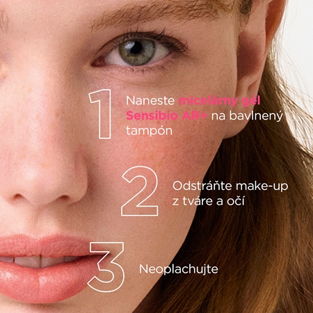 Bioderma Sensibio AR+ micelárny čistiaci gél pre citlivú pleť so sklonom k začervenaniu