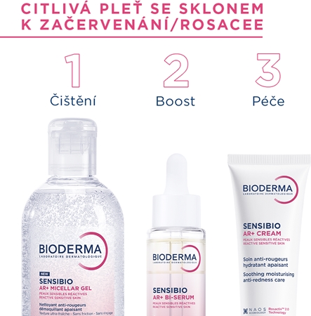Bioderma Sensibio AR+ Bl-sérum zklidňující sérum proti zarudnutí pleti