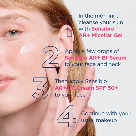 Bioderma Sensibio AR+ CC krém SPF 50+