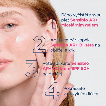 Bioderma Sensibio AR+ CC krém SPF 50+
