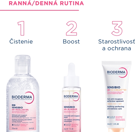 Bioderma Sensibio AR+ CC krém SPF 50+