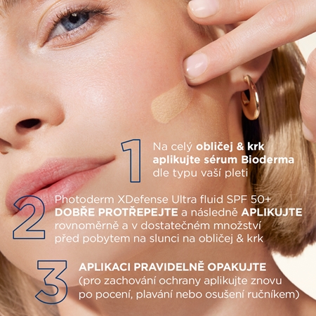 Bioderma Photoderm XDefense Tinted ochranný tónovaný fluid na obličej SPF 50+