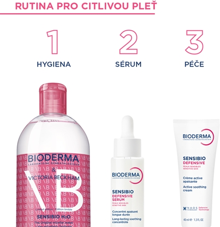 Bioderma Sensibio H2O limitovaná edice Victoria Beckham zklidňující čisticí micelární voda (limitovaná edice)