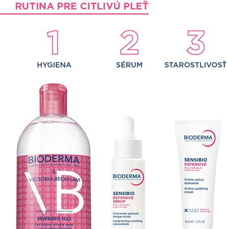 Bioderma Sensibio H2O limitovaná edícia Victoria Beckham upokojujúca čistiaca micelárna voda (limitovaná edícia)