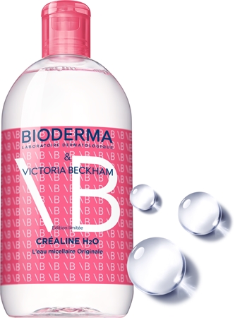 Bioderma Sensibio H2O Limited Edition by Victoria Beckham água micelar para limpeza suave (edição limitada)