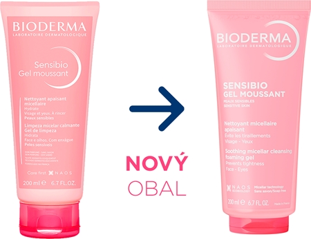 Bioderma Sensibio Gel Moussant jemný upokojujúci čistiaci a odličovací gél