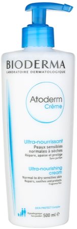 Bioderma Atoderm Cream Toitev kehakreem normaalsele ja kuivale tundlikule nahale lõhnatu