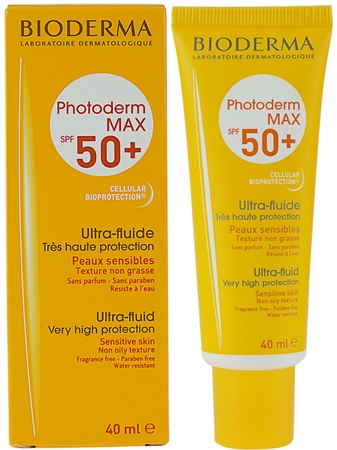 Bioderma Photoderm Max Bräunungsfluid für das Gesicht SPF 50+