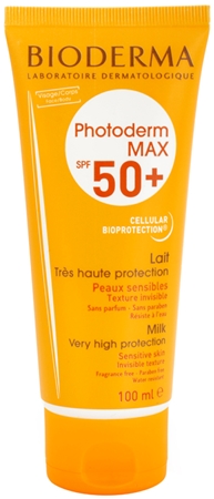 Bioderma Photoderm Max Make-Up latte abbronzante per pelli intolleranti SPF 50+