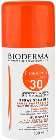 Bioderma Photoderm AKN Mat pršilo za sončenje SPF 30