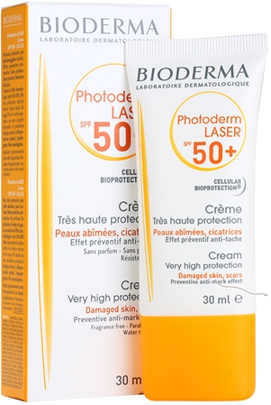 Bioderma Photoderm Laser crema solara pentru tratarea petelor pigmentare SPF 50+