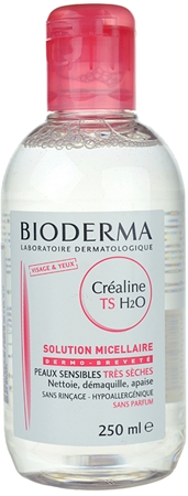 Bioderma Sensibio TS H2O Miscellar vand til tør og meget tør hud