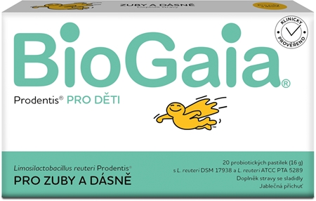 BioGaia Prodentis® PRE DETI pastilky pre zdravé zuby a ďasná