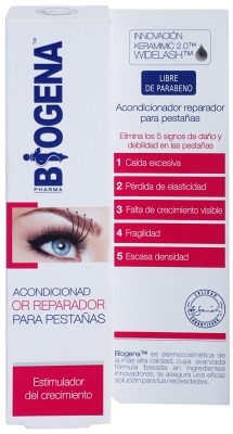 Marca
 Biogena Pharma acondicionador renovador para pestañas