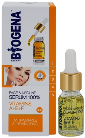 Marca
 Biogena Face&Neckline Serum 30+ sérum antiarrugas  regenerador con vitaminas A + E +F