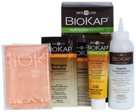 Brand
 Biokap Nutricolor Delicato Culoare permanenta pentru parCuloare permanenta pentru par cu ulei de argan fara parfum