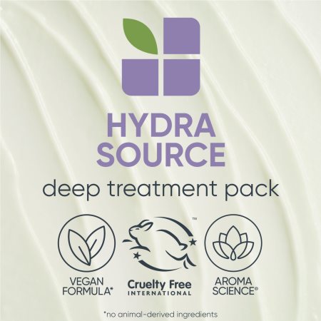Biolage Essentials HydraSource μάσκα βαθύ-καθαρισμού για ξηρά μαλλιά