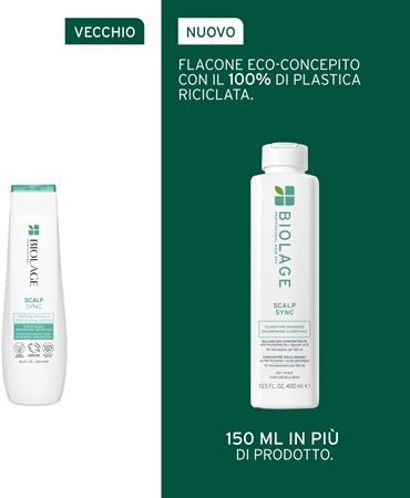 Biolage ScalpSync shampoo detergente